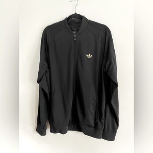 Adidas black track jacket